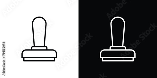 Stamp icon logotype designs. modern icon design set