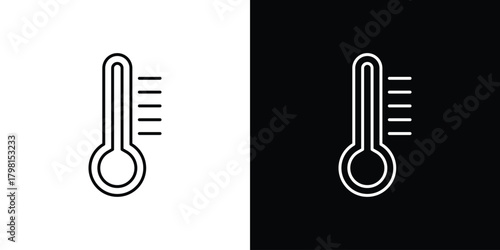 Temperature icon logotype designs. modern icon design set