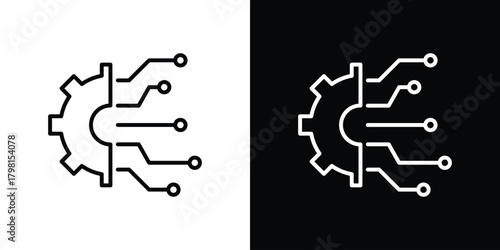 Transform icon logotype designs. modern icon design set