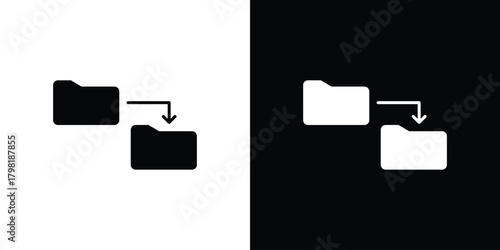 Data transfer icons. Simple solid style. Glyph vector illustration isolated