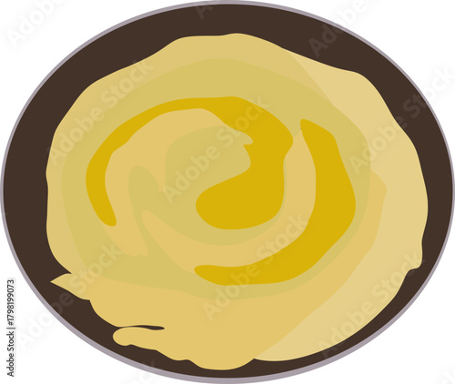 Hummus Vector Illustration / Hummus SVG