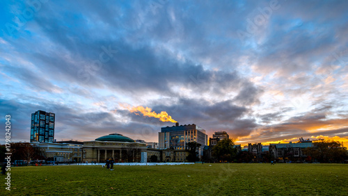 Hall of University of Toronto King's College sunset