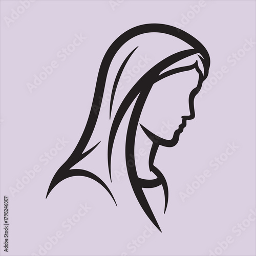 From Bible Merry line art vector