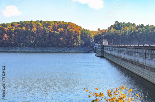 a Norfork Lake and Dam in Arkansas 