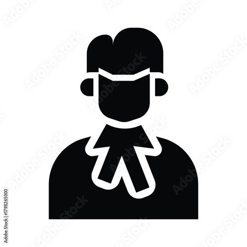 advocate glyph icon illustration vector graphic.eps