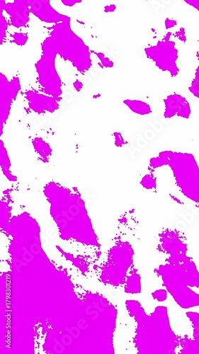 Abstract Organic Motion Shapes. Dynamic Pink and white Splash.