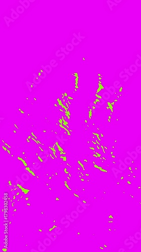Abstract Organic Motion Shapes. Dynamic Pink and green Splash.
