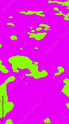 Abstract Organic Motion Shapes. Dynamic Pink and green Splash.