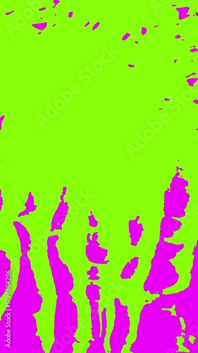 Abstract Organic Motion Shapes. Dynamic Pink and green Splash.