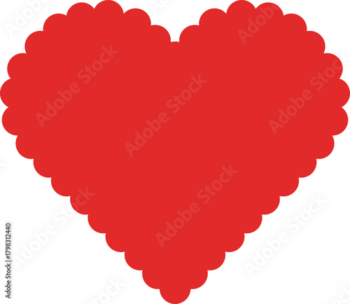 Scalloped Heart Frame