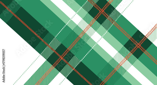 Green Plaid Pattern Classic Textile Design with a Modern Touch