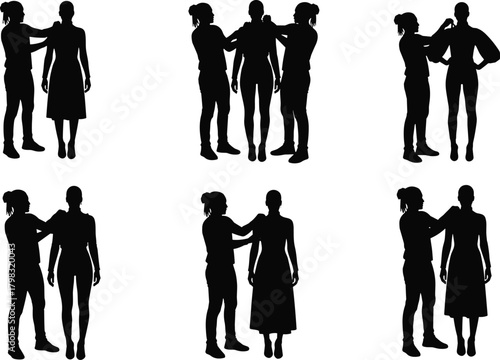 Tailoring silhouette illustration, symbolic fashion fitting and collaborative styling graphics for design and education