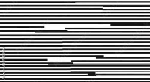 Abstract Horizontal Lines Pattern Minimalist Geometric Design