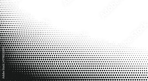 Halftone Pattern with Gradient Effect Graphic Design Element