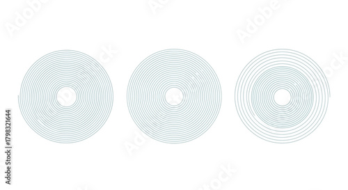 Abstract Circles Collection Modern Design Elements for Creative Projects