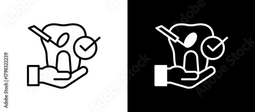 Dental Service linemixed icon