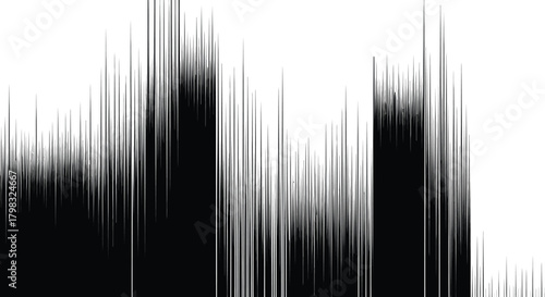 Abstract Vertical Lines in Monochrome A Dynamic Graphic Design