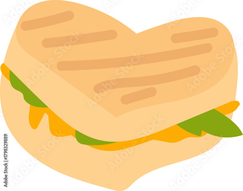 Heart Shaped Sandwich