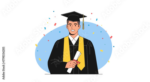 Celebrating Graduation A Graduate's Joyful Moment of Achievement and Future Success