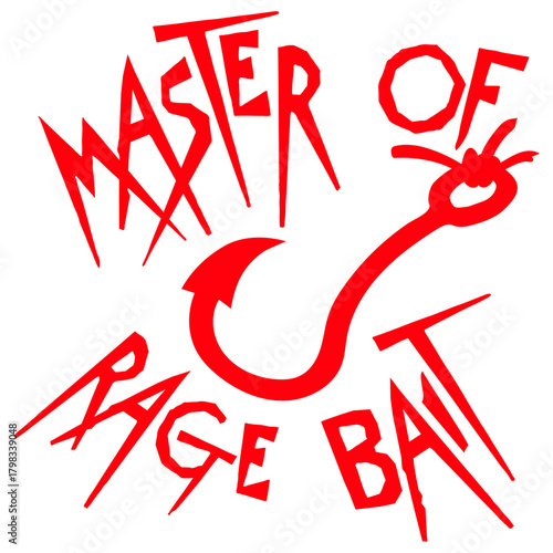 Rage Bait Saying Professional Baiter Evil Online Troll Humor Quote