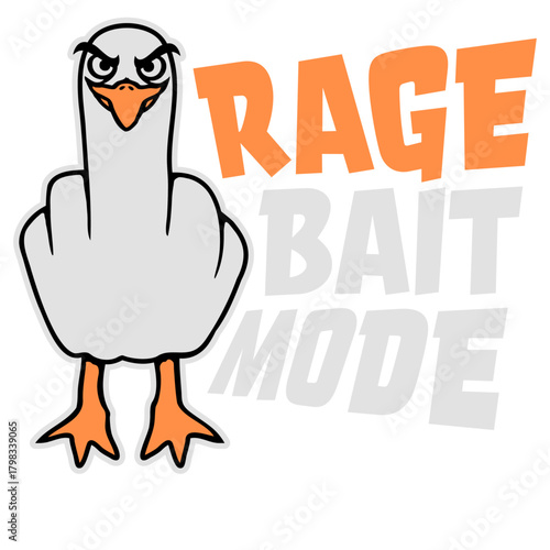 Rage Bait Saying Professional Baiter Evil Online Troll Humor Quote