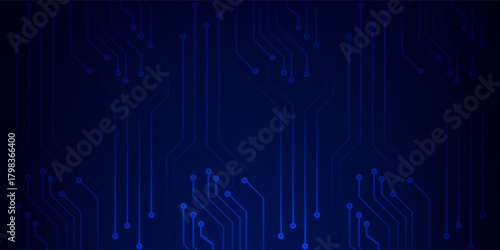 Abstract dot white blue pattern gradient texture technology background.