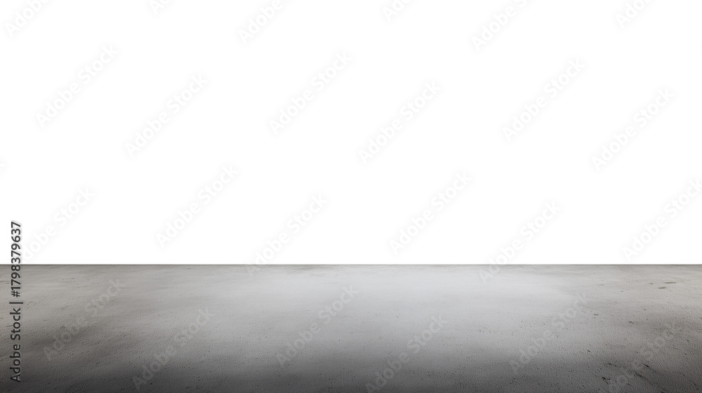 Fototapeta premium Minimalist smooth concrete surface with light gray and white color palette