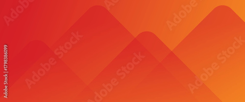 Vibrant Orange Gradient With Abstract Mountain Shapes For Warm, Dynamic Backgrounds In Advertising And Design eps10