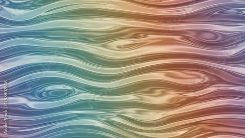 Abstract Fluid Background with Wavy Lines and Gradient Colors creating a dynamic visual element