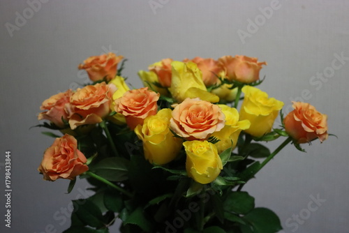 bouquet of orange roses