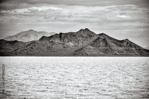 Bonneville Salt Flats, Utah, USA – August 26, 2025 Close up views of the Bonneville Salt Flats in Utah’s iconic high desert basin.
