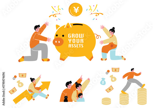 資産運用でお金を稼ぐ夫婦