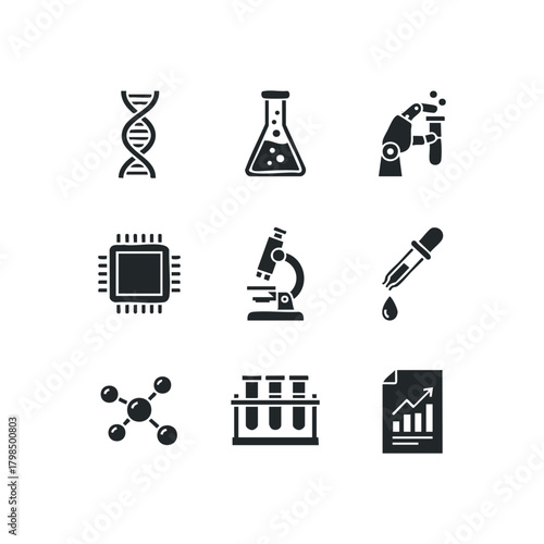 Science and Technology Icons Set