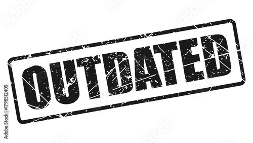 Outdated stamp with grunge texture