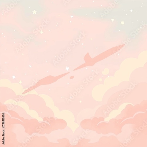 abstract background with airplane