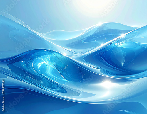 壁紙　背景　グラデーション　青　抽象