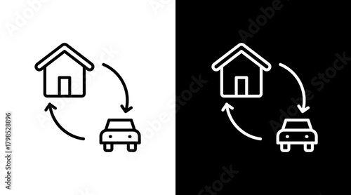 Operating Assets  White Icon Set Design