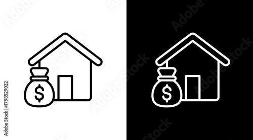 Assets  White Icon Set Design