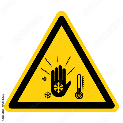 Cold Surface Symbol Sign,Vector Illustration, Isolated On White Background Label.EPS10