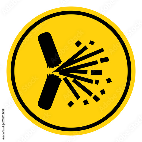 Explosive Spark Symbol Sign, Vector Illustration, Isolate On White Background Label. EPS10