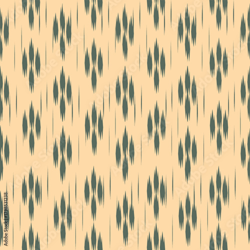 Modern Ikat Textile Pattern – Seamless Soft Abstract Fabric Design