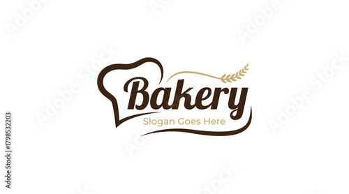Whole Wheat Bread for Bakeries and Catering Companies. Label Logo Design Inspiration