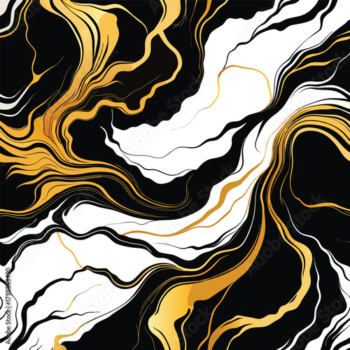 Elegant abstract marble texture with luxurious veins and subtle color variations