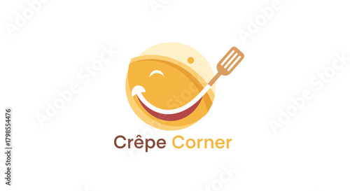 Delicious Crêpes, Gourmet Food, Cozy Café, Culinary Adventure, Urban Setting, Close-up View, Happiness in Every Bite