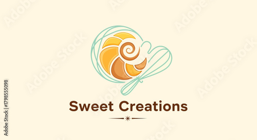 Creative Baking Event, Desserts, Kitchen, Illustration, Whimsical Environment, Artistic Viewpoint, Sweet Concept