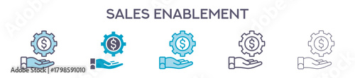 Sales Enablement Element For Design Graphic - Multi Styles
