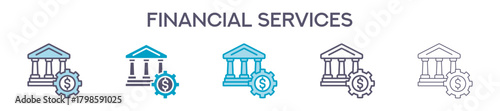 Financial Services Element For Design Graphic - Multi Styles