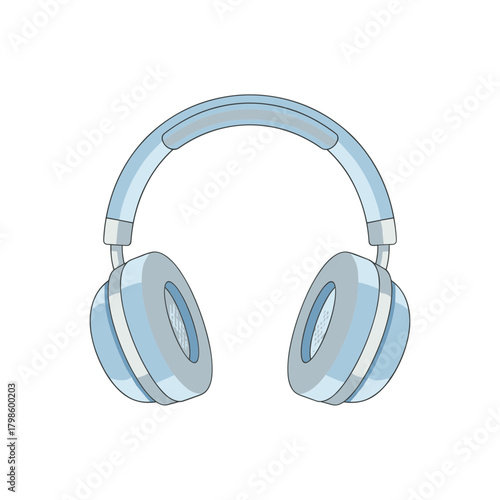 headphones isolated on white background