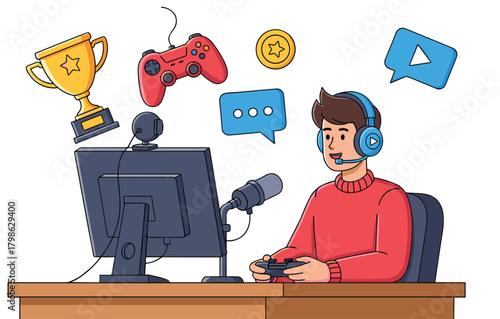 Detailed vector illustration of a professional black leather briefcase with a silver latch and side gussets, symbolizing business travel, corporate finance, legal documents, and executive accessories.