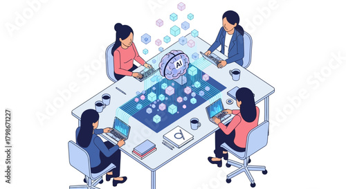 AI Business Team Collaboration for Data Analysis
